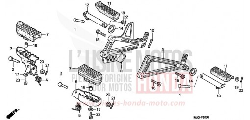 MARCHE NX650W de 1998